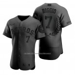 Camiseta Beisbol Hombre Houston Astros Craig Biggio Award Collection Retired Number Negro