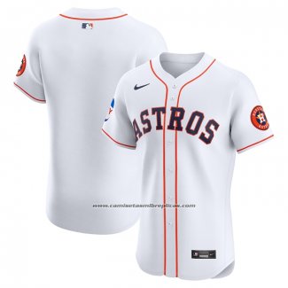 Camiseta Beisbol Hombre Houston Astros Elite Primera Blanco