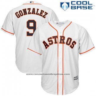 Camiseta Beisbol Hombre Houston Astros Marwin Gonzalez Blanco Cool Base