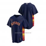 Camiseta Beisbol Hombre Houston Astros Replica Alterno Azul