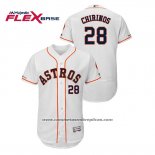 Camiseta Beisbol Hombre Houston Astros Robinson Chirinos Flex Base Blanco