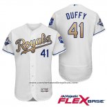 Camiseta Beisbol Hombre Kansas City Royals Campeones 41 Danny Duffy Flex Base Oro
