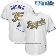 Camiseta Beisbol Hombre Kansas City Royals Eric Hosmer Blanco Cool Base
