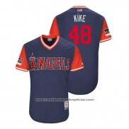 Camiseta Beisbol Hombre Los Angeles Angels Jose Alvarez 2018 LLWS Players Weekend Kike Azul