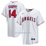Camiseta Beisbol Hombre Los Angeles Angels Logan Ohoppe Primera Replica Blanco