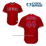 Camiseta Beisbol Hombre Los Angeles Angels Reggie Jackson 44 Rojo Alterno Cool Base
