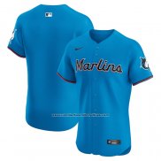Camiseta Beisbol Hombre Miami Marlins Alterno Vapor Premier Elite Azul