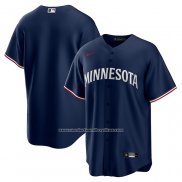 Camiseta Beisbol Hombre Minnesota Twins Alterno Replica Logo Azul