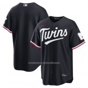 Camiseta Beisbol Hombre Minnesota Twins Alterno Stadium Azul