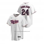 Camiseta Beisbol Hombre Minnesota Twins Josh Donaldson Replica Primera Blanco