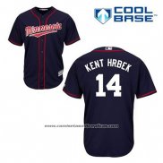 Camiseta Beisbol Hombre Minnesota Twins Kent Hrbek 14 Azul Alterno Cool Base