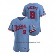 Camiseta Beisbol Hombre Minnesota Twins Marwin Gonzalez Autentico 2020 Alterno Azul