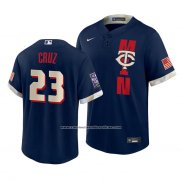 Camiseta Beisbol Hombre Minnesota Twins Nelson Cruz 2021 All Star Replica Azul