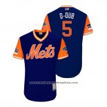 Camiseta Beisbol Hombre New York Mets David Wright 2018 LLWS Players Weekend D Dub Azul