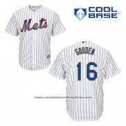 Camiseta Beisbol Hombre New York Mets Dwight Gooden 16 Blanco Primera Cool Base
