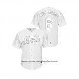 Camiseta Beisbol Hombre New York Mets Jeff Mcneil 2019 Players Weekend Replica Blanco