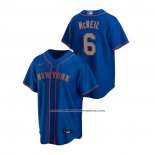 Camiseta Beisbol Hombre New York Mets Jeff Mcneil Replica Alterno Road Azul