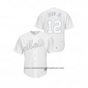 Camiseta Beisbol Hombre New York Mets Juan Lagares 2019 Players Weekend Replica Blanco