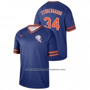 Camiseta Beisbol Hombre New York Mets Noah Syndergaard Cooperstown Collection Legend Azul