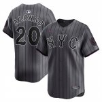 Camiseta Beisbol Hombre New York Mets Pete Alonso Ciudad Conectada Limited Gris