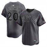 Camiseta Beisbol Hombre New York Mets Pete Alonso Ciudad Conectada Limited Gris