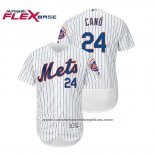 Camiseta Beisbol Hombre New York Mets Robinson Cano Flex Base Autentico Collezione Primera Blanco