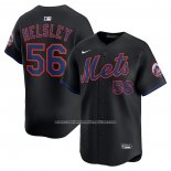 Camiseta Beisbol Hombre New York Mets Ryan Helsley Alterno Limited Negro