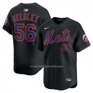 Camiseta Beisbol Hombre New York Mets Ryan Helsley Alterno Limited Negro