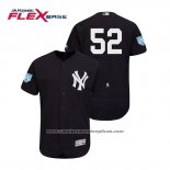 Camiseta Beisbol Hombre New York Yankees C.c. Sabathia 2019 Golden Edition Negro