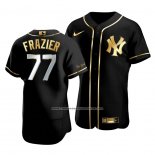 Camiseta Beisbol Hombre New York Yankees Clint Frazier Golden Edition Autentico Negro