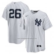 Camiseta Beisbol Hombre New York Yankees DJ LeMahieu Primera Replica Blanco