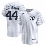 Camiseta Beisbol Hombre New York Yankees Reggie Jackson Cooperstown Collection Limited Blanco