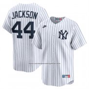 Camiseta Beisbol Hombre New York Yankees Reggie Jackson Cooperstown Collection Limited Blanco