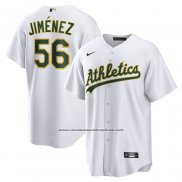 Camiseta Beisbol Hombre Oakland Athletics Dany Jimenez Primera Replica Blanco