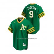 Camiseta Beisbol Hombre Oakland Athletics Reggie Jackson Cooperstown Collection Road Verde