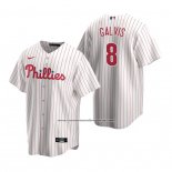 Camiseta Beisbol Hombre Philadelphia Phillies Freddy Galvis Replica Primera Blanco