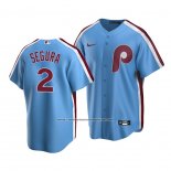 Camiseta Beisbol Hombre Philadelphia Phillies Jean Segura Cooperstown Collection Road Azul