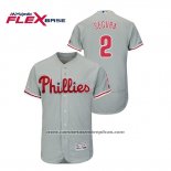 Camiseta Beisbol Hombre Philadelphia Phillies Jean Segura Flex Base Gris