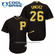 Camiseta Beisbol Hombre Pittsburgh Pirates Tony Sanchez 26 Negro Alterno Cool Base