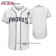 Camiseta Beisbol Hombre San Diego Padres Blanco 2018 Dia de la Madre Flex Base