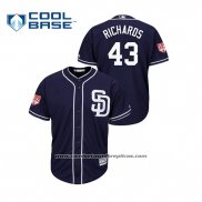 Camiseta Beisbol Hombre San Diego Padres Garrett Richards 2019 Entrenamiento de Primavera Cool Base Azul