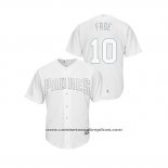 Camiseta Beisbol Hombre San Diego Padres Hunter Renfroe 2019 Players Weekend Replica Blanco