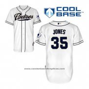 Camiseta Beisbol Hombre San Diego Padres Randy Jones 35 Blanco Primera Cool Base