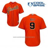 Camiseta Beisbol Hombre San Francisco Giants Brandon Belt 9 Naranja Alterno Cool Base