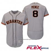 Camiseta Beisbol Hombre San Francisco Giants Hunter Pence Gris Hispanic Heritage Flex Base