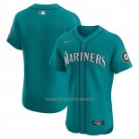 Camiseta Beisbol Hombre Seattle Mariners Alterno Elite Verde
