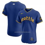Camiseta Beisbol Hombre Seattle Mariners City Connect Elite Azul