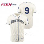 Camiseta Beisbol Hombre Seattle Mariners Dee Gordon Hispanic Heritage Flex Base Crema