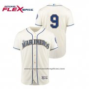 Camiseta Beisbol Hombre Seattle Mariners Dee Gordon Hispanic Heritage Flex Base Crema