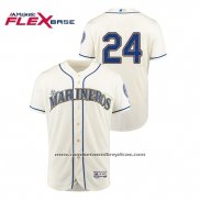 Camiseta Beisbol Hombre Seattle Mariners Ken Griffey Jr. Hispanic Heritage Flex Base Crema